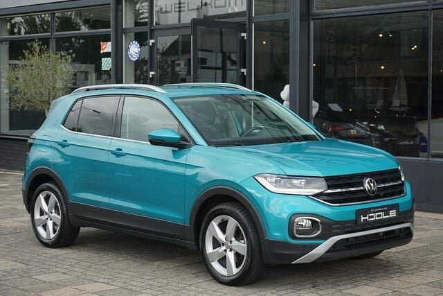 Blauw Gebruikt 2021 VW T-Cross Style SUV | € 21.980 (Eerlijke prijs) - Afbeelding 1/4