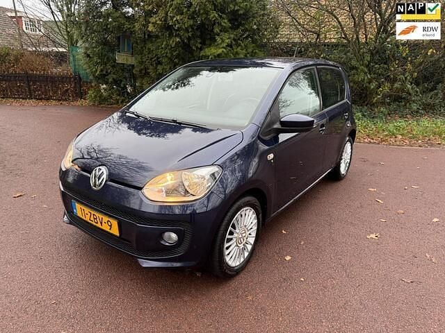 Blauw (metallic) Gebruikt 2012 VW up! high up! Hatchback | € 6.695 (Super prijs) - Afbeelding 1/4