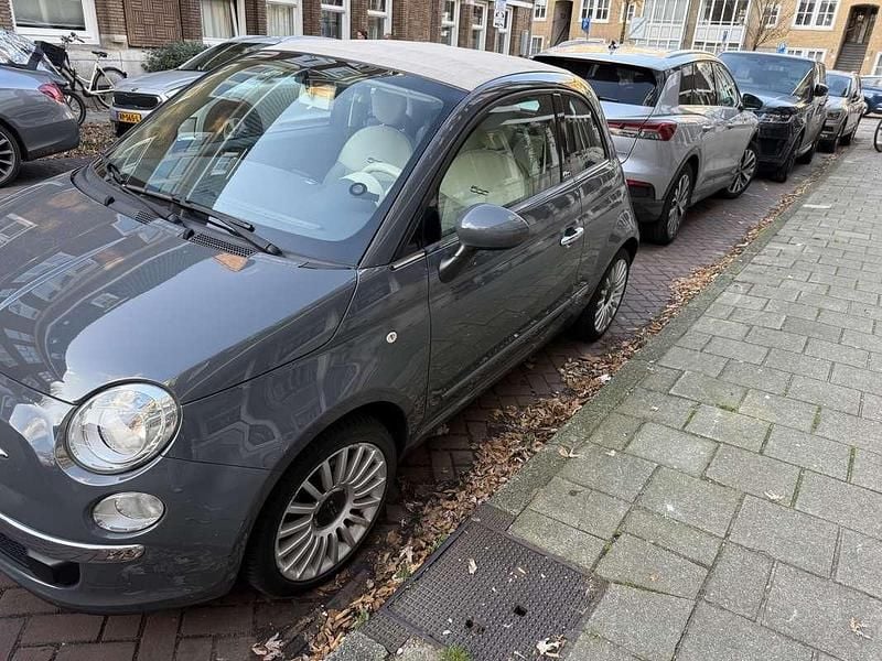 Grijs Gebruikt 2015 Fiat 500 Lounge Hatchback | € 8.850 (Duur) - Afbeelding 1/4