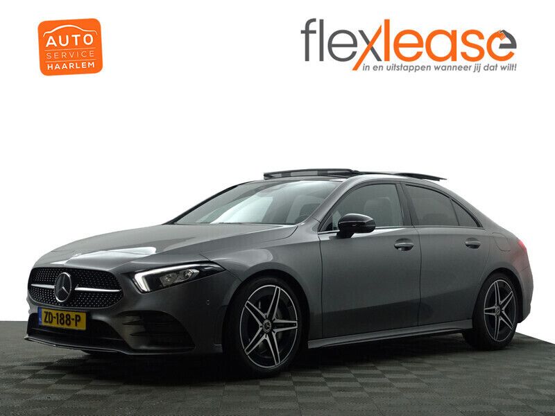 Grijs metallic Gebruikt 2019 Mercedes A200 Prestige Sedan | € 24.900 (Duur) - Afbeelding 1/4