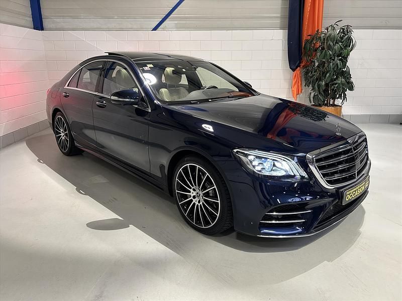 Occasion Mercedes S560 AMG line 469 PK (344 kW) 2018 Blauw Sedan