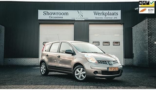 Bruin Occasion 2008 Nissan Note Visia MPV | € 3.950 (Eerlijke prijs) - Afbeelding 1/4