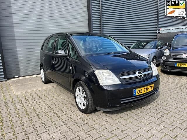 Zwart Gebruikt 2006 Opel Meriva Enjoy MPV | € 2.495 (Eerlijke prijs) - Afbeelding 1/4