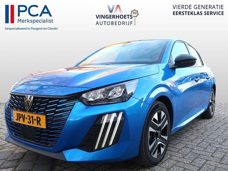 Blauw Occasion 2024 Peugeot 208 Allure Hatchback | € 19.900 (Eerlijke prijs) - Afbeelding 1/4