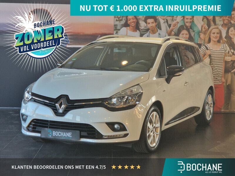 Wit Gebruikt 2019 Renault Clio GrandTour LIMITED Stationwagen | € 9.735 (Goede deal) - Afbeelding 1/4