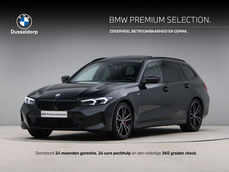 Zwart Gebruikt 2024 BMW 320 M Sport Stationwagen | € 46.950 (Duur) - Afbeelding 1/4