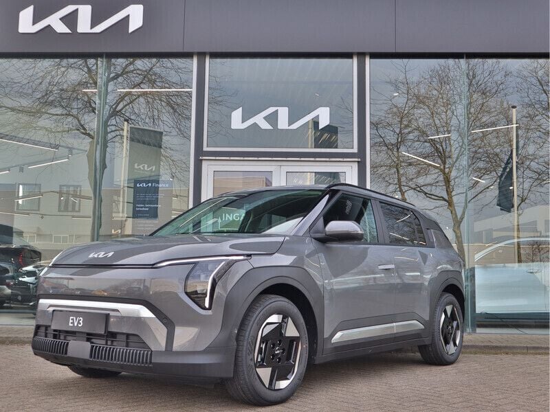 Grijs, metallic lak Nieuw 2025 Kia EV3 Plus SUV | € 41.180 (Eerlijke prijs) - Afbeelding 1/4