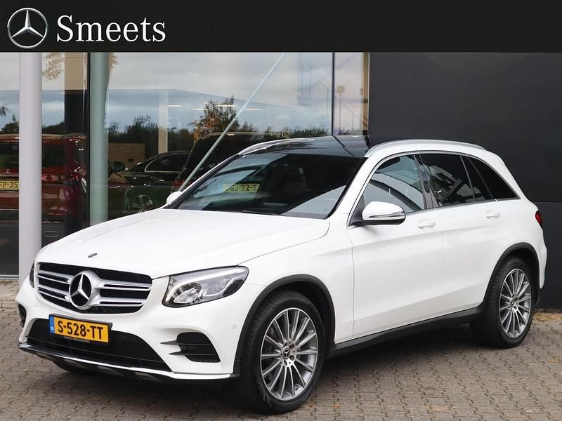 Wit Gebruikt 2018 Mercedes GLC250 Premium Plus SUV | € 33.888 (Eerlijke prijs) - Afbeelding 1/3