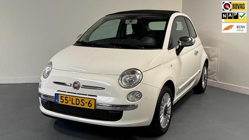Occasion Fiat 500C Lounge 69 PK (50 kW) 2010 Wit Cabriolet