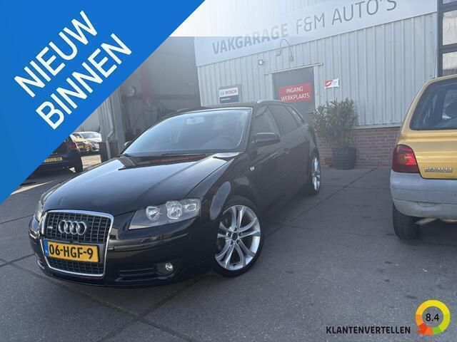 Zwart Gebruikt 2007 Audi A3 Sportback Ambition Hatchback | € 3.950 (Eerlijke prijs) - Afbeelding 1/4