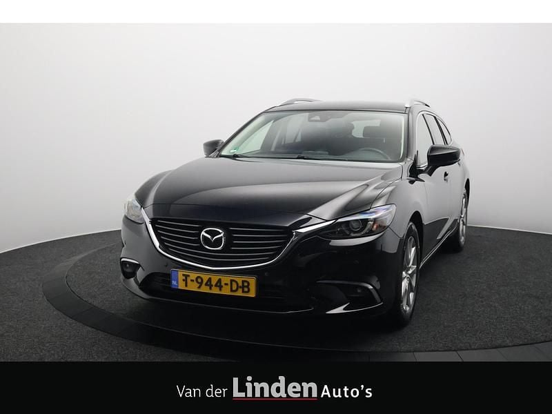 Zwart Gebruikt 2018 Mazda 6 Stationwagen | € 18.845 (Goede deal) - Afbeelding 1/4
