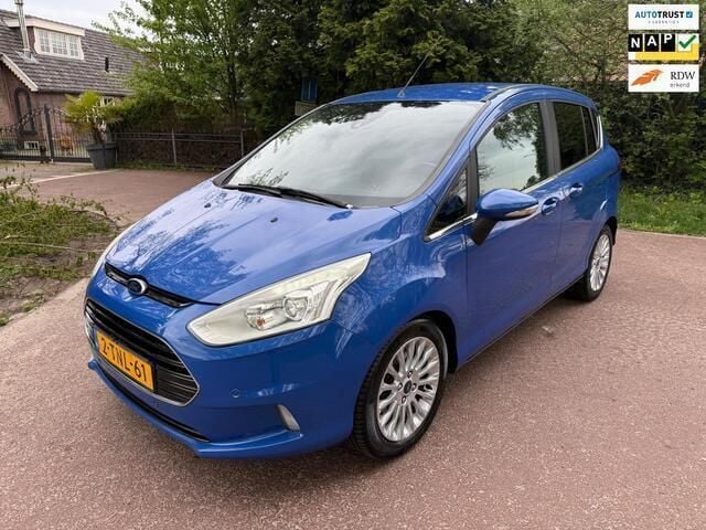 Blauw, metallic lak Gebruikt 2014 Ford B-MAX Titanium MPV | € 6.895 (Eerlijke prijs) - Afbeelding 1/4