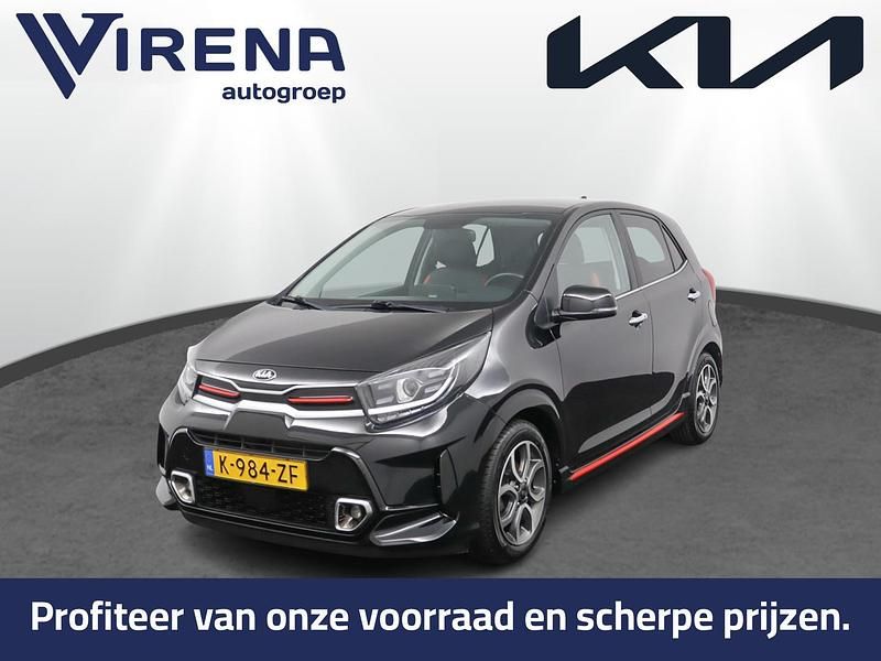 Zwart Occasion 2021 Kia Picanto GT-Line Hatchback | € 12.950 (Eerlijke prijs) - Afbeelding 1/3