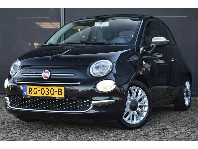 Zwart Occasion 2017 Fiat 500 Lounge Hatchback | € 12.400 (Iets duurder) - Afbeelding 1/4