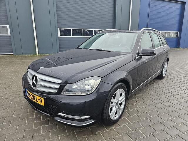 Zwart Occasion 2013 Mercedes C200 Avantgarde Stationwagen | € 5.950 (Eerlijke prijs) - Afbeelding 1/4