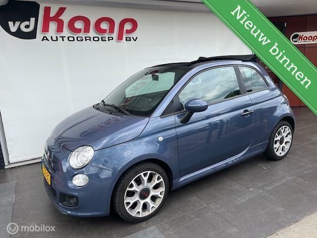 Blauw Gebruikt 2013 Fiat 500 Lounge Hatchback | € 4.950 (Eerlijke prijs) - Afbeelding 1/4