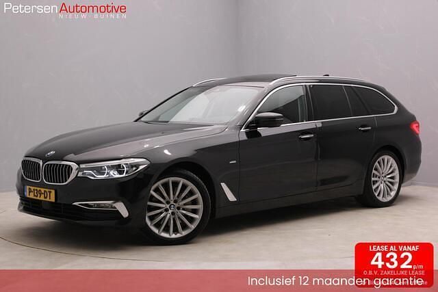 Zwart Gebruikt 2017 BMW 530 Luxury Line Stationwagen | € 26.945 (Eerlijke prijs) - Afbeelding 1/4