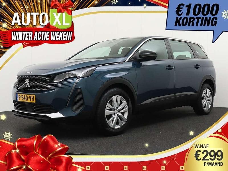 Blauw (metallic) Occasion 2022 Peugeot 5008 Active MPV | € 23.940 (Eerlijke prijs) - Afbeelding 1/4