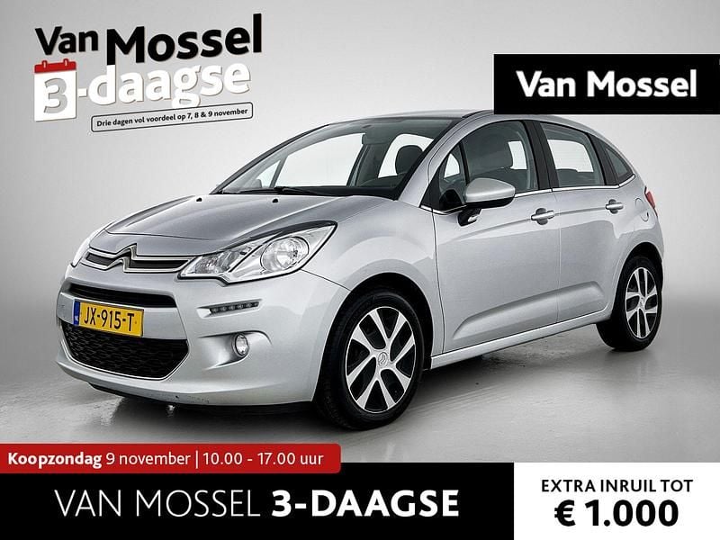 Grijs Gebruikt 2016 Citroën C3 PureTech Hatchback | € 9.440 (Goede deal) - Afbeelding 1/4