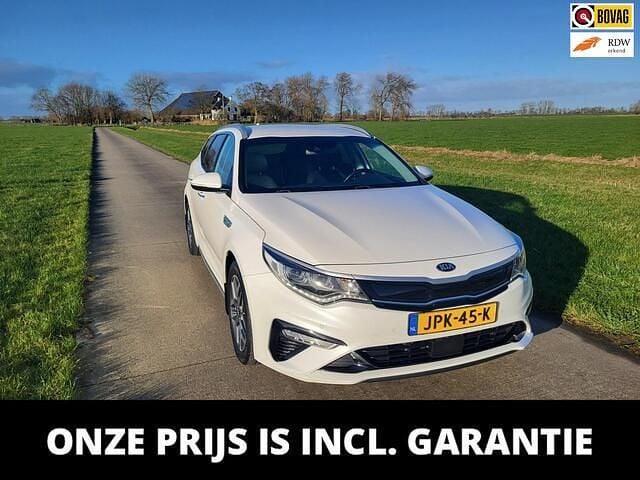 Wit Gebruikt 2019 Kia Optima Stationwagen | € 18.750 (Super prijs) - Afbeelding 1/4