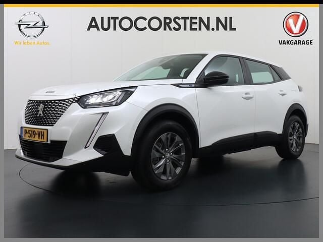 Wit Gebruikt 2022 Peugeot e-2008 Active SUV | € 16.895 (Super prijs) - Afbeelding 1/4