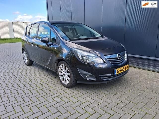 Zwart Gebruikt 2011 Opel Meriva Color Edition MPV | € 1.950 (Super prijs) - Afbeelding 1/4