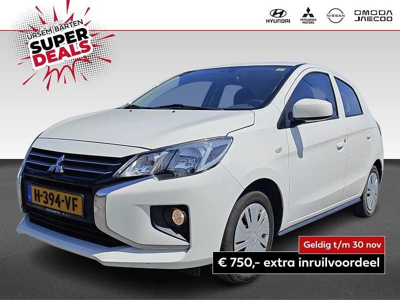 Wit Gebruikt 2020 Mitsubishi Space Star Hatchback | € 8.230 (Eerlijke prijs) - Afbeelding 1/4
