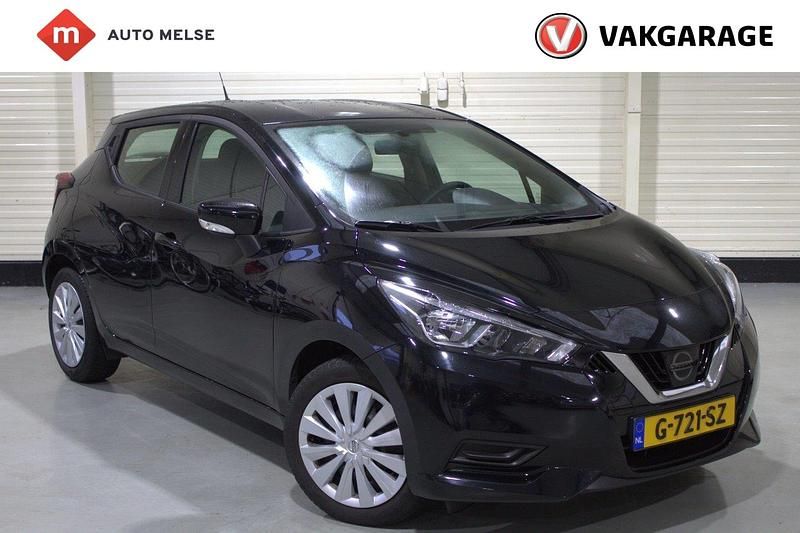 Zwart Occasion 2019 Nissan Micra Acenta Hatchback | € 12.945 (Eerlijke prijs) - Afbeelding 1/4