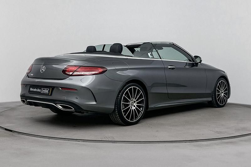 Occasion Mercedes C300 AMG line 258 PK (189 kW) 2019 Grijs Cabriolet