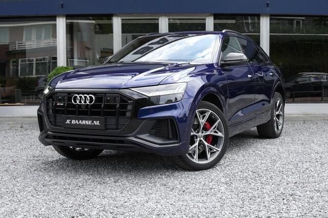 Blauw, andere lak Gebruikt 2020 Audi SQ8 SUV | € 99.950 - Afbeelding 1/4