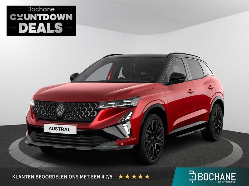 Rouge flamme + dakkleur noir étoilé (rood mica) Nieuw 2025 Renault Austral Iconic Esprit Alpine SUV | € 44.763 (Eerlijke prijs) - Afbeelding 1/4