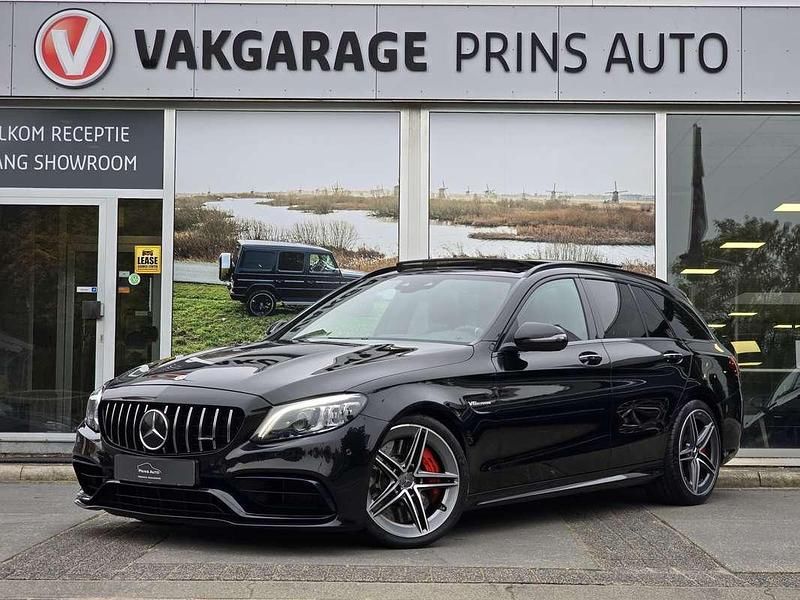 Zwart Gebruikt 2021 Mercedes C63 AMG Premium Plus Stationwagen | € 77.695 (Duur) - Afbeelding 1/4