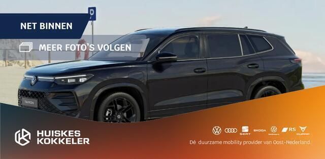 Deep black pearl Nieuw 2024 VW Tayron R-line Edition SUV | € 64.950 (Eerlijke prijs) - Afbeelding 1/2