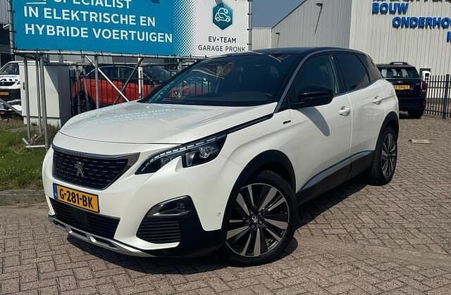 Wit Gebruikt 2019 Peugeot 3008 GT-line SUV | € 17.999 (Eerlijke prijs) - Afbeelding 1/4