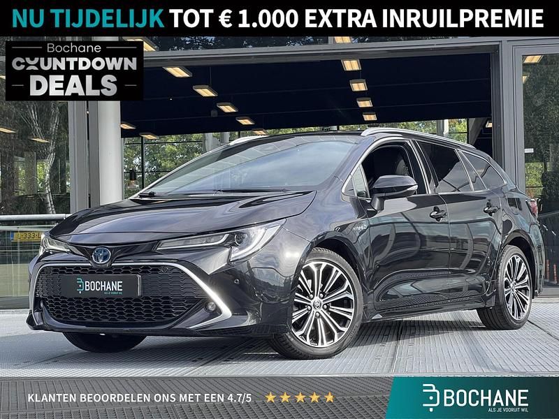 Zwart Gebruikt 2021 Toyota Corolla Executive Stationwagen | € 21.900 (Goede deal) - Afbeelding 1/4