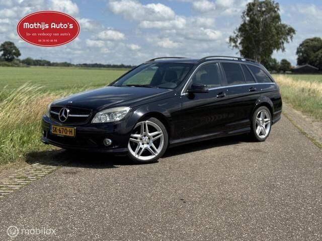 Zwart Gebruikt 2009 Mercedes C200 Stationwagen | € 4.950 (Eerlijke prijs) - Afbeelding 1/4