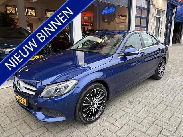 Blauw Occasion 2014 Mercedes C180 Ambition Sedan | € 11.950 (Eerlijke prijs) - Afbeelding 1/4
