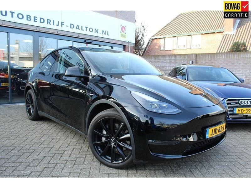 Zwart Occasion 2021 Tesla Model Y Long Range AWD SUV | € 35.950 (Eerlijke prijs) - Afbeelding 1/4