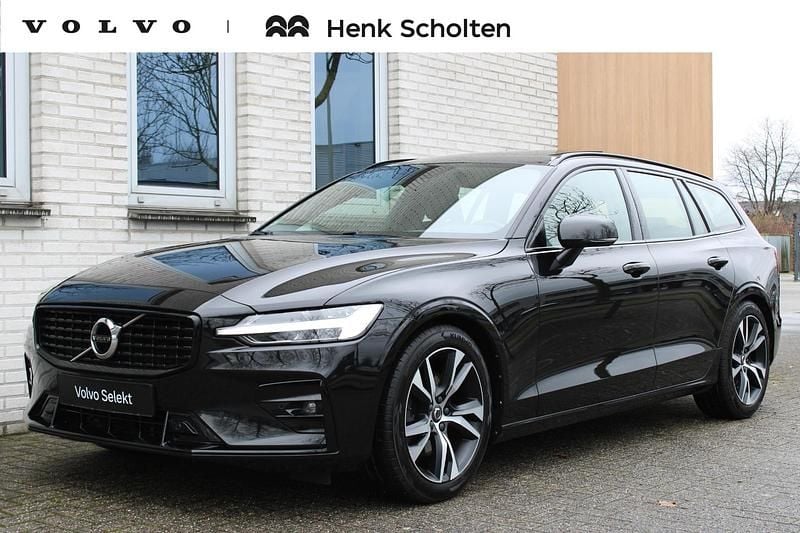 Occasion Volvo V60 R-Design 163 PK (119 kW) 2021 Zwart (metallic) Stationwagen