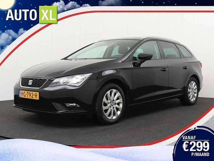 Zwart Gebruikt 2015 Seat Leon ST Style Stationwagen | € 11.940 (Goede deal) - Afbeelding 1/4