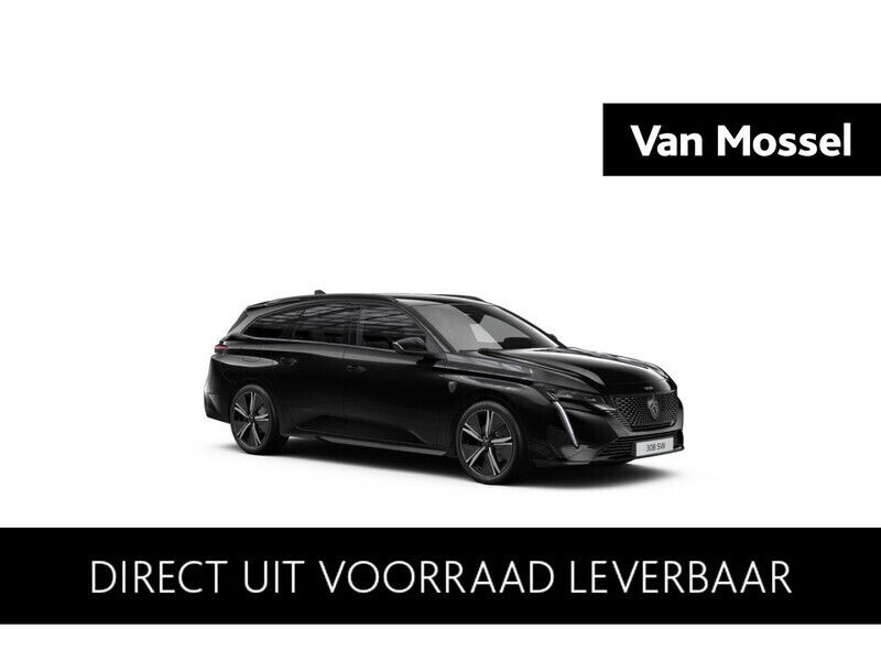 Zwart Nieuw 2025 Peugeot 308 GTi Stationwagen | € 43.645 (Iets duurder) - Afbeelding 1/4