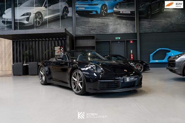 Zwart Gebruikt 2019 Porsche 911 Carrera S Cabriolet Sport Cabriolet | € 136.950 (Duur) - Afbeelding 1/4