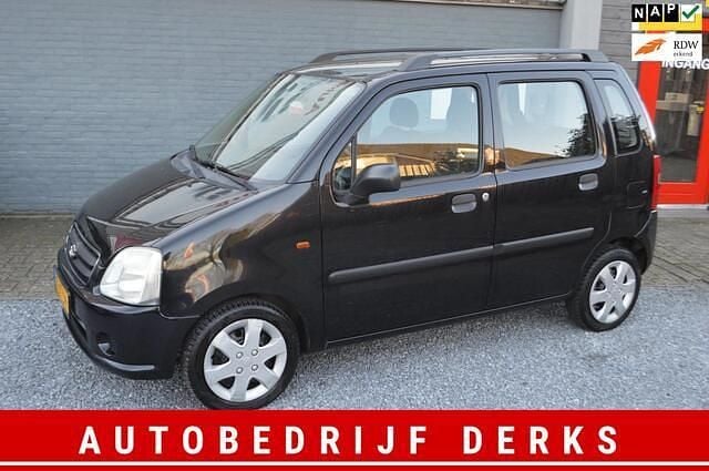 Zwart Gebruikt 2007 Suzuki Wagon R Comfort Hatchback | € 1.950 (Iets duurder) - Afbeelding 1/4