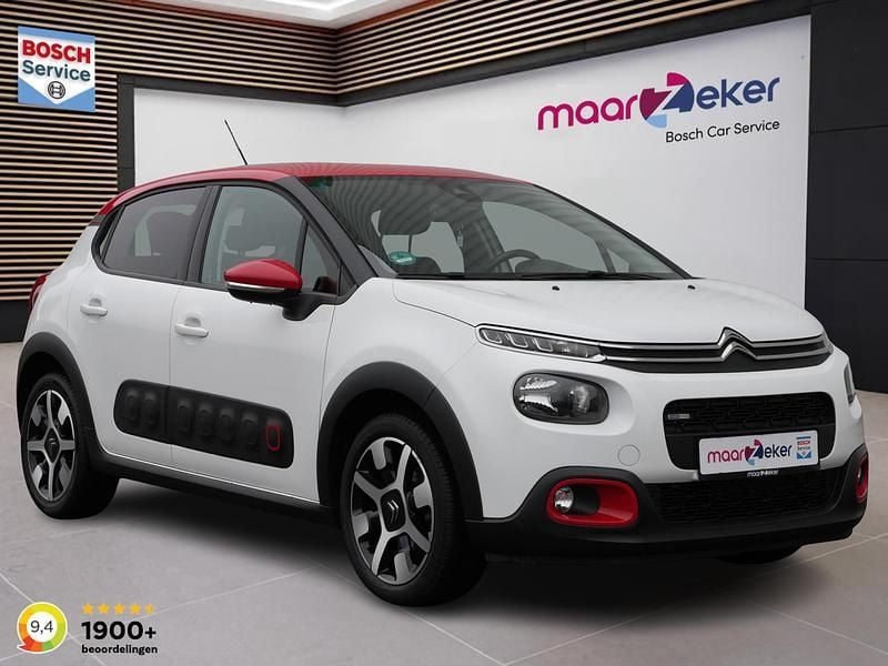 Wit Occasion 2017 Citroën C3 PureTech Hatchback | € 8.750 (Eerlijke prijs) - Afbeelding 1/4