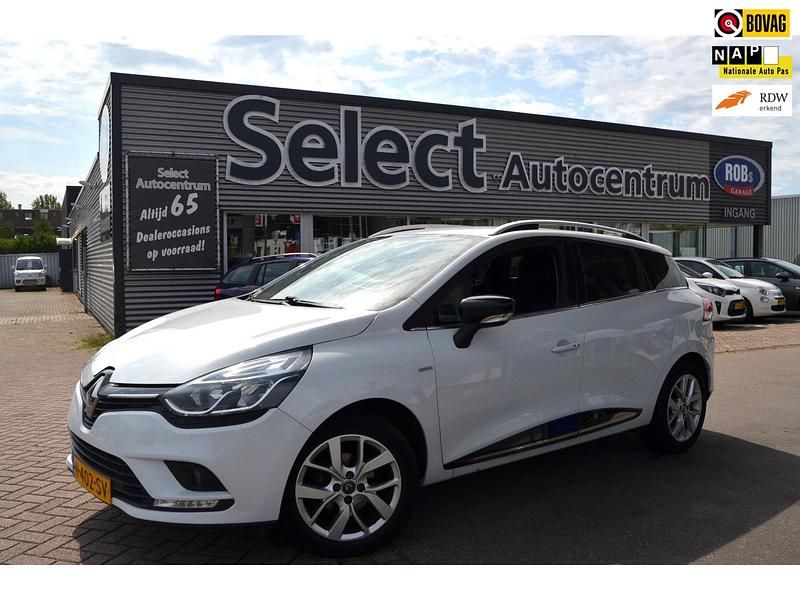 Wit Gebruikt 2020 Renault Clio GrandTour LIMITED Stationwagen | € 10.900 (Eerlijke prijs) - Afbeelding 1/3