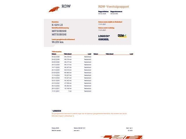 Occasion Mitsubishi Outlander 135 PK (99 kW) 2021 Wit SUV