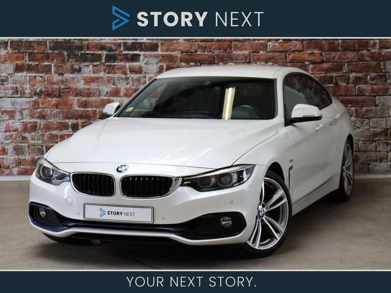 Wit, metallic lak Gebruikt 2018 BMW 420 Gran Coupé Executive Coupé | € 23.950 (Eerlijke prijs) - Afbeelding 1/4
