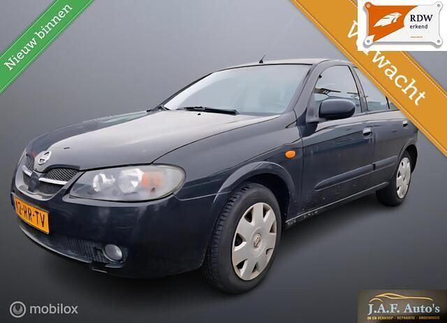 Zwart Gebruikt 2005 Nissan Almera Hatchback | € 1.499 (Eerlijke prijs) - Afbeelding 1/4