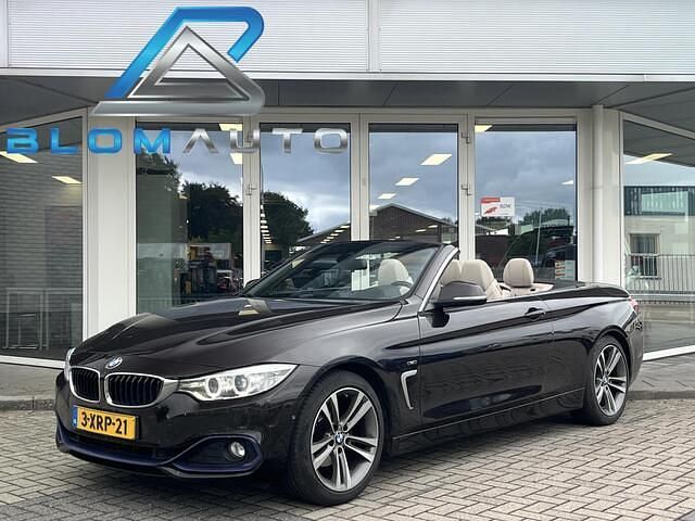 Bruin Gebruikt 2014 BMW 420 Sport Line Cabriolet | € 21.380 (Eerlijke prijs) - Afbeelding 1/4