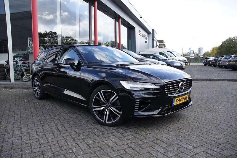 Zwart Gebruikt 2021 Volvo V60 R-Design Stationwagen | € 30.950 (Eerlijke prijs) - Afbeelding 1/4